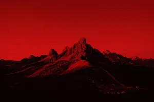 Rocky Red Mountain Wallpaper