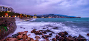 Rocky Shores Of Yalta Wallpaper