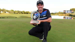 Rod Pampling Posing With Trophy Wallpaper