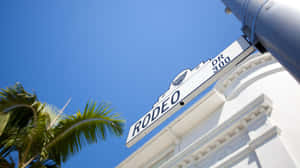 Rodeo Drive Street Sign Beverly Hills Wallpaper