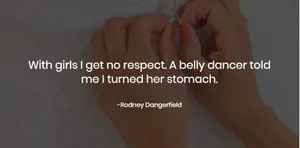 Rodney Dangerfield No Respect Quote Wallpaper