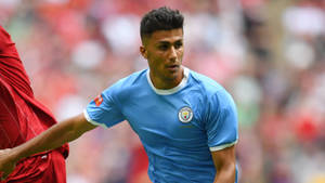 Rodri Manchester City Footballer Wallpaper