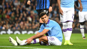 Rodri On Soccer Field Wallpaper