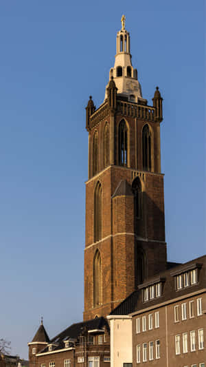 Roermond Historical Tower Architecture Wallpaper