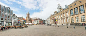 Roermond Market Square Panorama Wallpaper