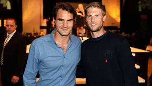 Roger Federer And Andreas Seppi Wallpaper