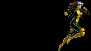 Rogue X Men Character Action Pose Wallpaper