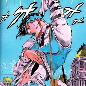 Rohan Kishibe Striking A Pose Wallpaper