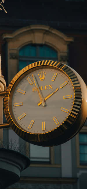 Rolex Clock Street View Wallpaper