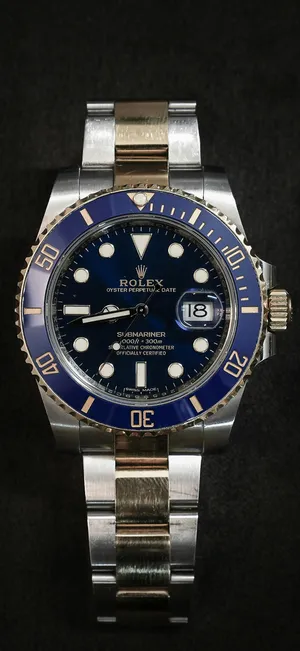Rolex Submariner Blue Dial Wallpaper