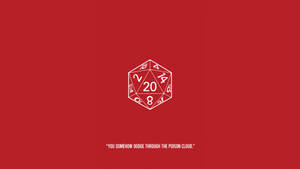 Roll For Your Fate With Dungeons And Dragons Wallpaper