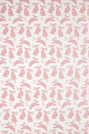 Roller Rabbit Bunnies Pattern Wallpaper