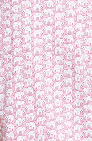 Roller Rabbit Elephant Print Fabric Wallpaper