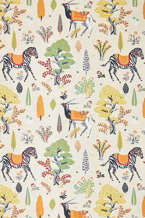 Roller Rabbit Inspired Pattern Wallpaper