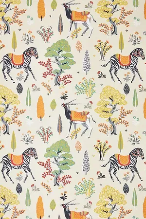 Roller Rabbit Inspired Pattern Wallpaper