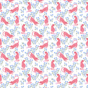 Roller Rabbit Inspired Pattern Wallpaper