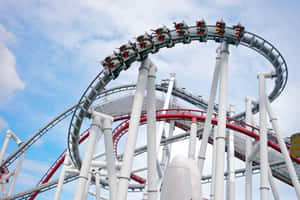 Rollercoaster Thrill Ride Universal Studios Singapore Wallpaper