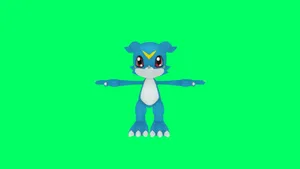 Rollicking Veemon Digimon Adventure Wallpaper