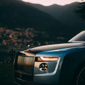 Rolls Royce Light Blue Wallpaper