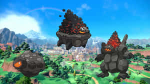 Rolycoly, Carkol, And Coalossal Wallpaper