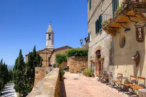 Romantic Bar Il Casello Pienza Italy Wallpaper