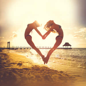 Romantic Beach Getaway Wallpaper