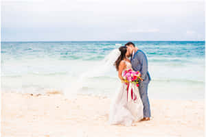 Romantic Beach Wedding Photography Wallpaper