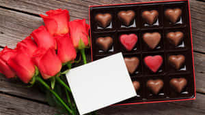 Romantic Chocolate Box Gift Wallpaper