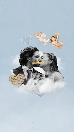 Romantic_ Collage_ Aesthetic.jpg Wallpaper