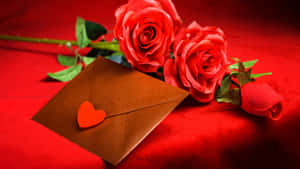 Romantic Love Letter Envelope Wallpaper