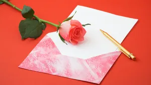 Romantic Love Letter Setup Wallpaper