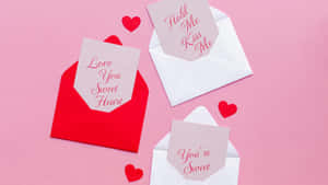 Romantic Love Letters Wallpaper
