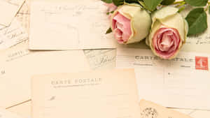 Romantic Love Letters Wallpaper