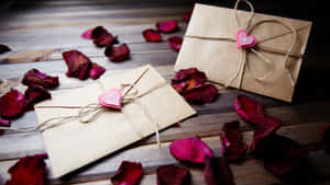 Romantic Love Letters Wallpaper