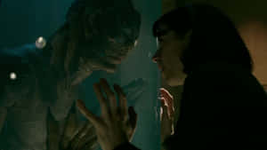 Romantic Scene From The Shape Of Water Wallpaper