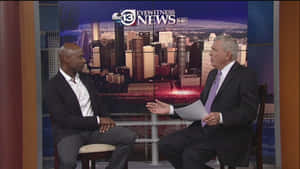 Romany Malco With Don Nelson On Abc 13 Wallpaper