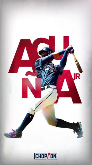 Ronald Acuna Jr. Player Poster Wallpaper