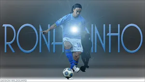 Ronaldinho Magic Light Wallpaper