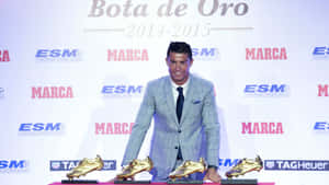 Ronaldo Golden Shoe Award Ceremony2015 Wallpaper