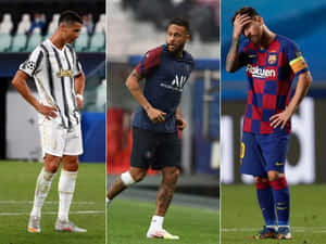 Ronaldo Messi Neymar Reactions Wallpaper