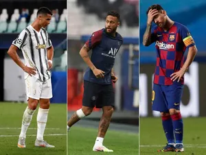 Ronaldo Messi Neymar Reactions Wallpaper