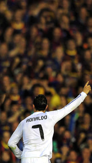 Ronaldo_ Number7_ Celebration_ Back_ View Wallpaper