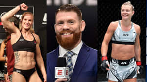 Ronda Rousey Paul Felder Manon Fiorot Wallpaper