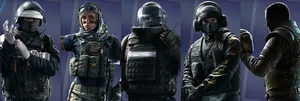 Rook Deploying Armor Plates In Rainbow Six Siege Wallpaper