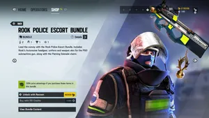 Rook From Tom Clancy's Rainbow Six Siege In Action Wallpaper