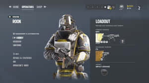 Rook In Tactical Action - Rainbow Six Siege Wallpaper