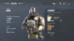 Rook In Tactical Action - Rainbow Six Siege Wallpaper