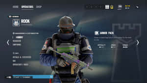 Rook, The Protective Operator In Rainbow Six Siege Wallpaper
