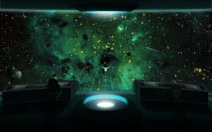 Room With Augmented Reality Wallpaper