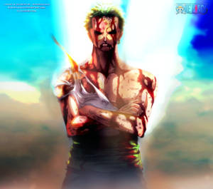 “roronoa Zoro The Infamous Swordsman” Wallpaper